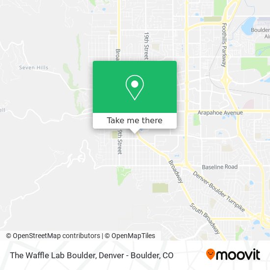 The Waffle Lab Boulder map