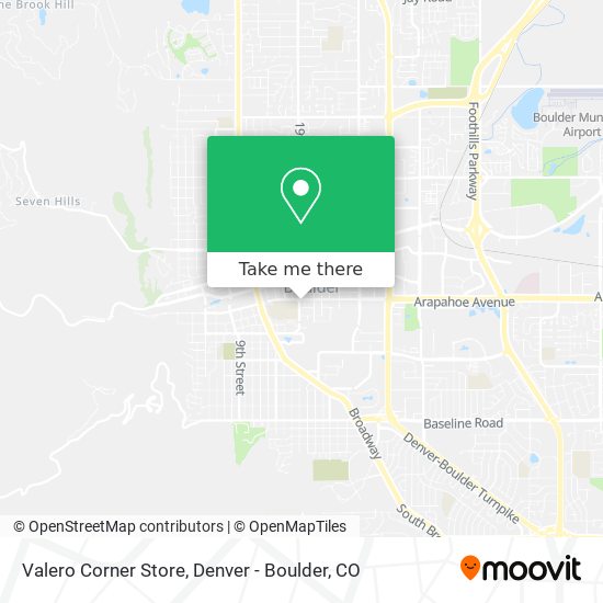 Valero Corner Store map