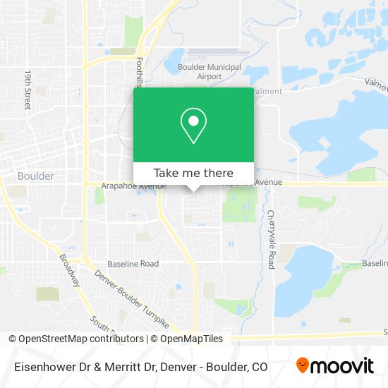 Eisenhower Dr & Merritt Dr map