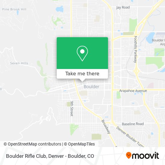 Mapa de Boulder Rifle Club