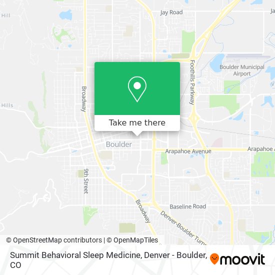 Mapa de Summit Behavioral Sleep Medicine