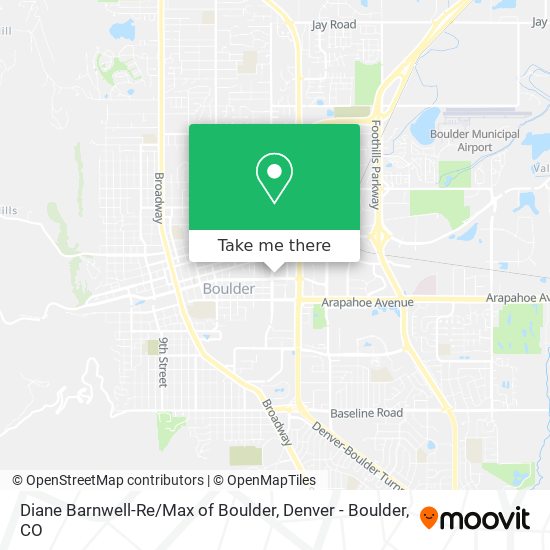 Mapa de Diane Barnwell-Re / Max of Boulder