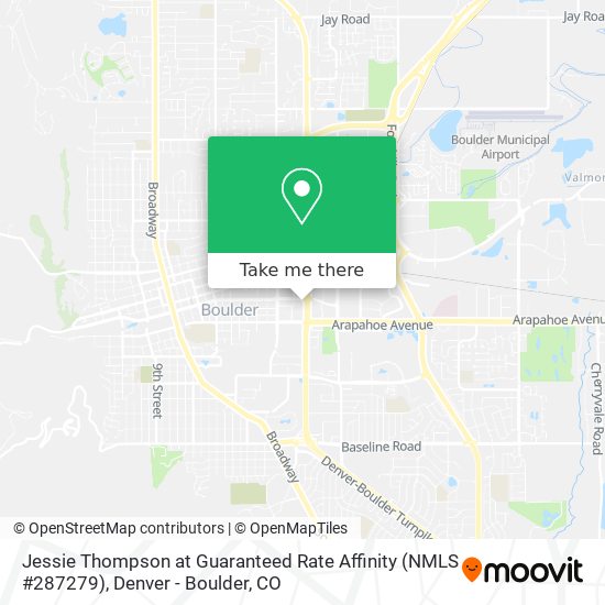 Jessie Thompson at Guaranteed Rate Affinity (NMLS #287279) map