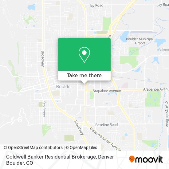 Coldwell Banker Residential Brokerage map