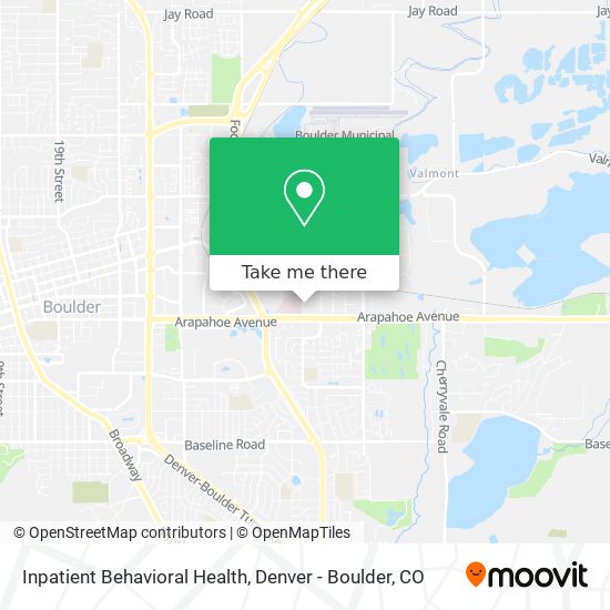 Mapa de Inpatient Behavioral Health