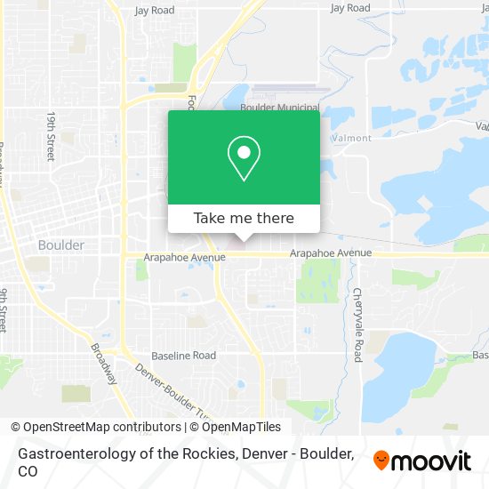 Gastroenterology of the Rockies map