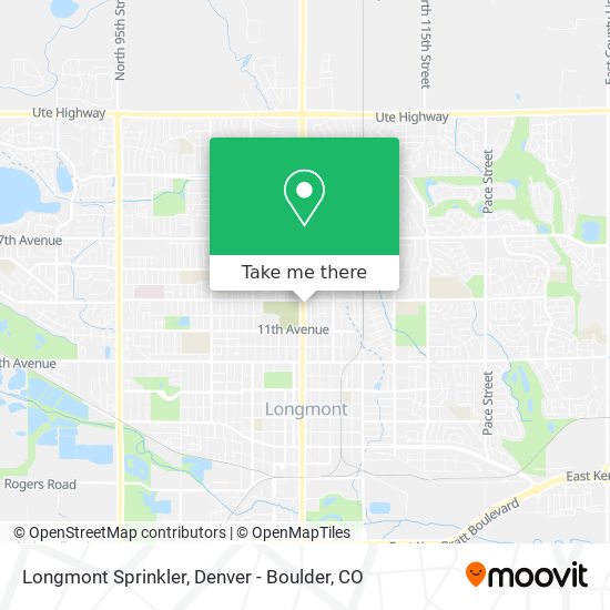 Longmont Sprinkler map