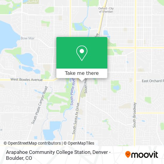 Arapahoe Community College Station map