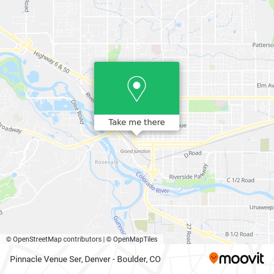 Mapa de Pinnacle Venue Ser