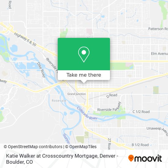 Katie Walker at Crosscountry Mortgage map