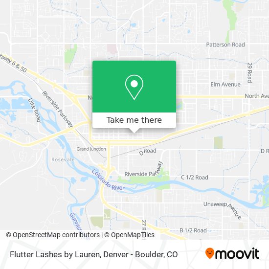 Mapa de Flutter Lashes by Lauren