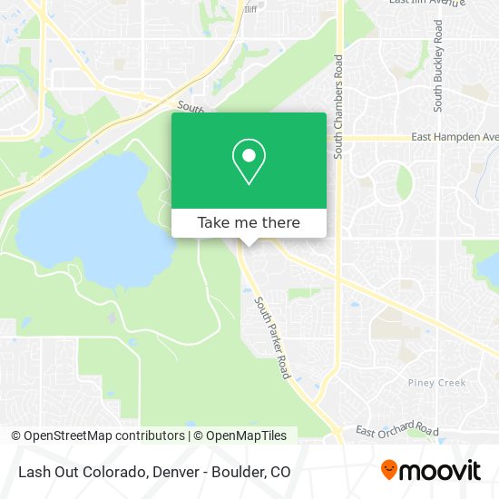 Mapa de Lash Out Colorado