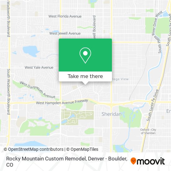 Rocky Mountain Custom Remodel map