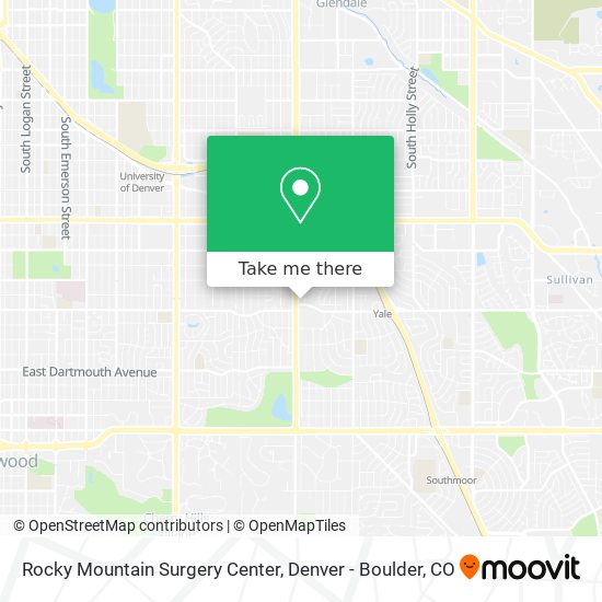 Rocky Mountain Surgery Center map