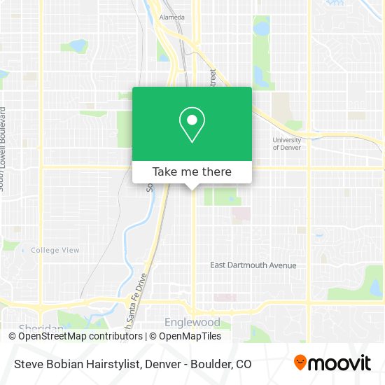 Steve Bobian Hairstylist map