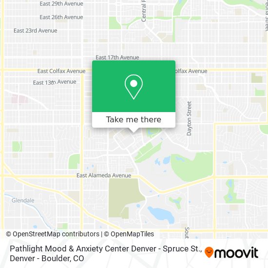 Mapa de Pathlight Mood & Anxiety Center Denver - Spruce St.