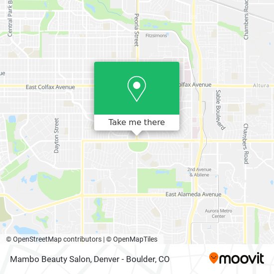 Mapa de Mambo Beauty Salon
