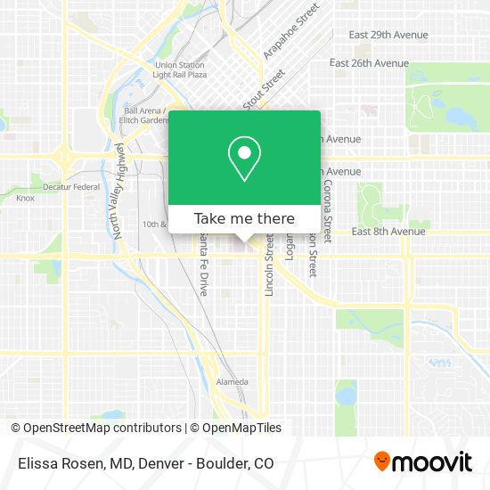 Elissa Rosen, MD map