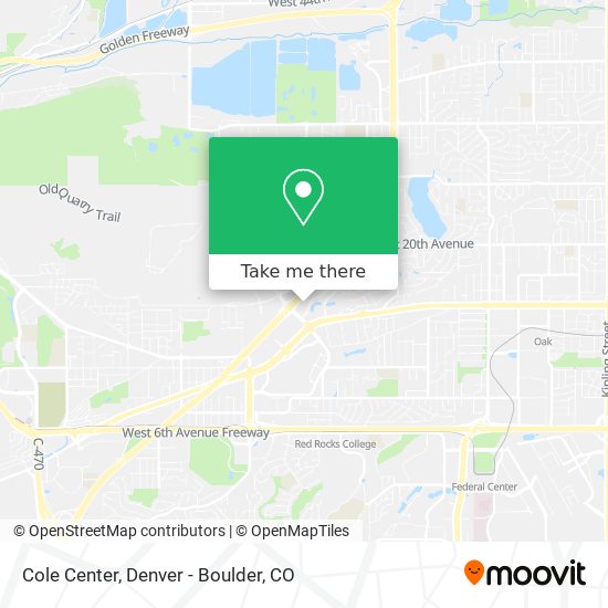 Mapa de Cole Center