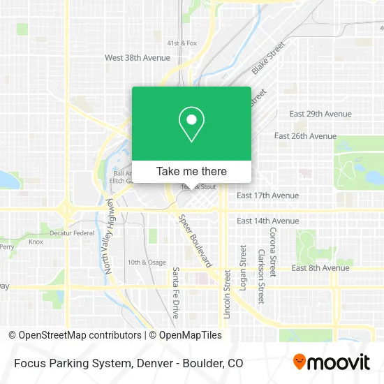 Focus Parking System map
