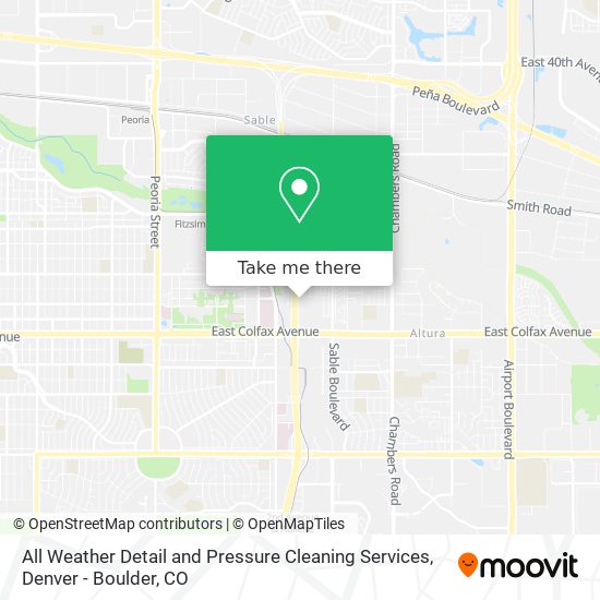 All Weather Detail and Pressure Cleaning Services map