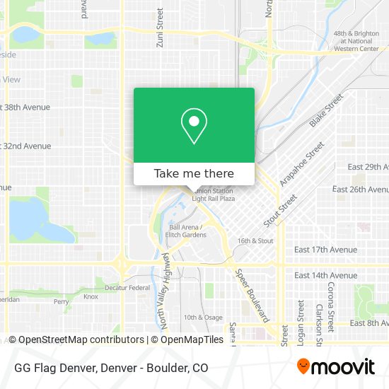 GG Flag Denver map