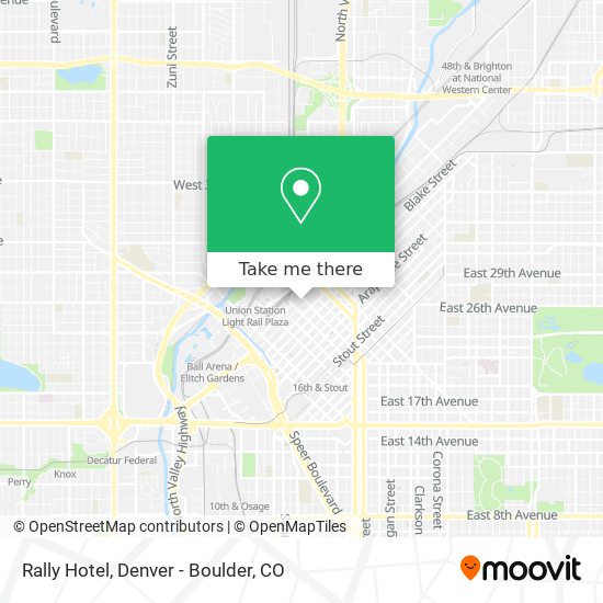 Rally Hotel map