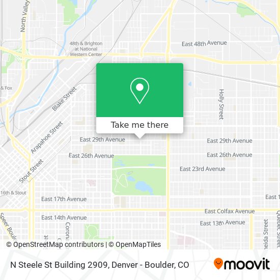 Mapa de N Steele St Building 2909