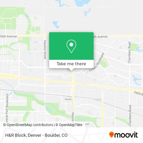 H&R Block map