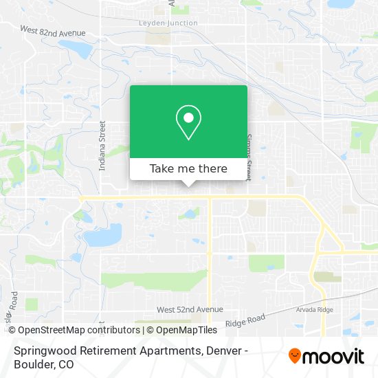 Springwood Retirement Apartments map