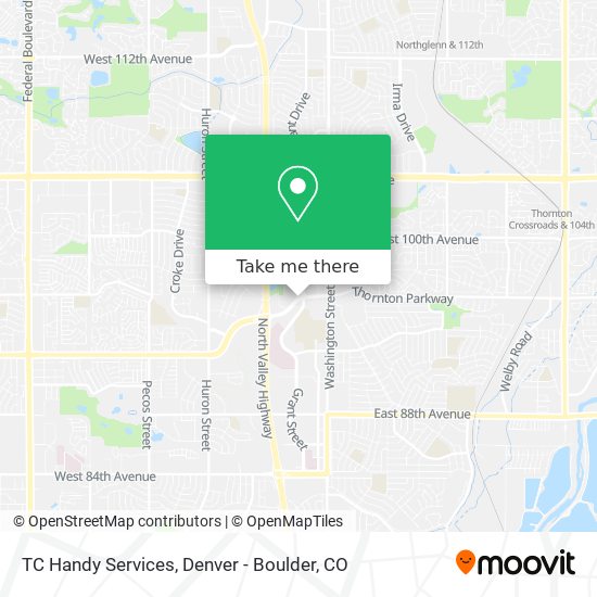 TC Handy Services map
