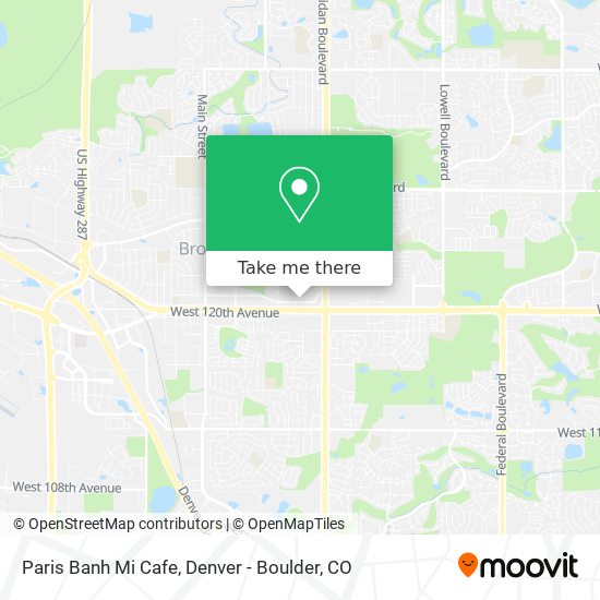Paris Banh Mi Cafe map