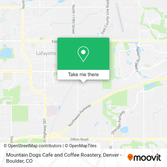 Mapa de Mountain Dogs Cafe and Coffee Roastery