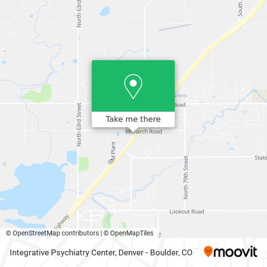 Mapa de Integrative Psychiatry Center