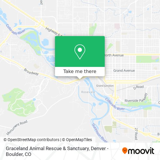 Mapa de Graceland Animal Rescue & Sanctuary