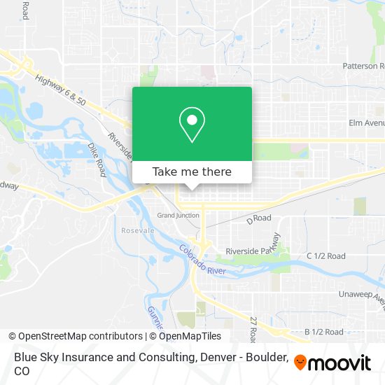 Blue Sky Insurance and Consulting map
