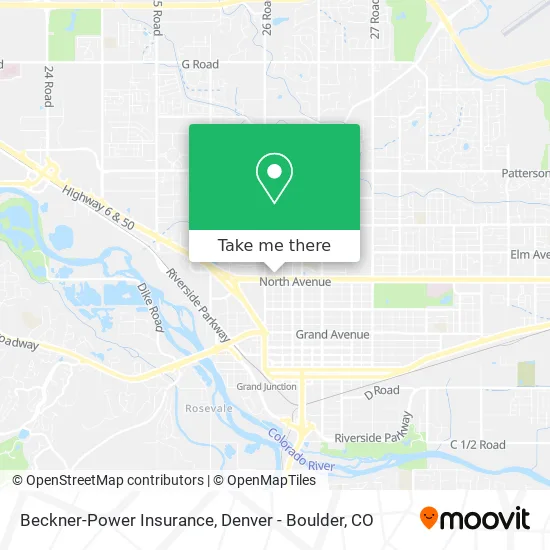 Beckner-Power Insurance map