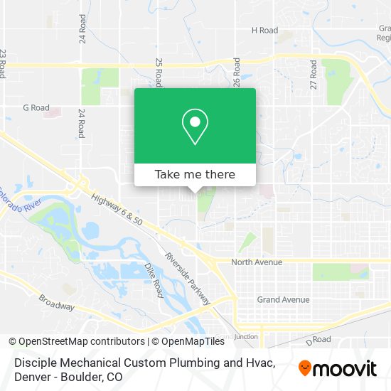 Mapa de Disciple Mechanical Custom Plumbing and Hvac