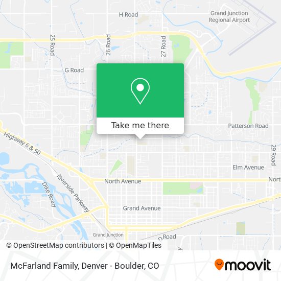 Mapa de McFarland Family
