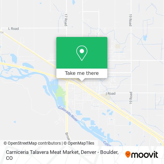 Mapa de Carniceria Talavera Meat Market