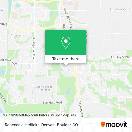 Rebecca J Hrdlicka map