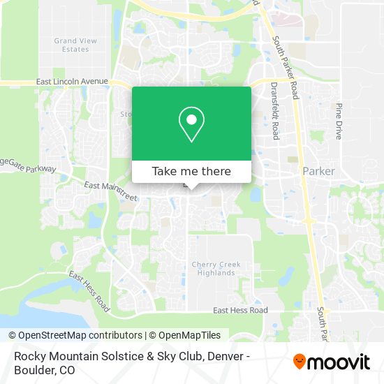 Rocky Mountain Solstice & Sky Club map