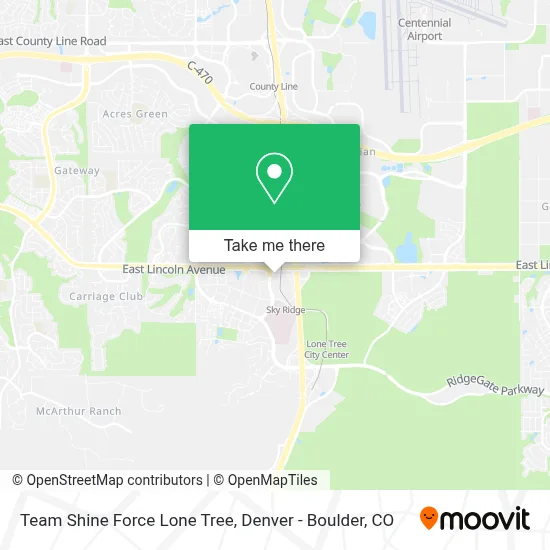 Team Shine Force Lone Tree map