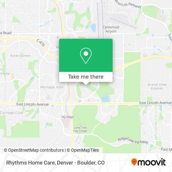 Rhythms Home Care map