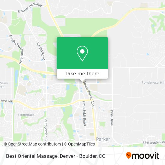 Best Oriental Massage map