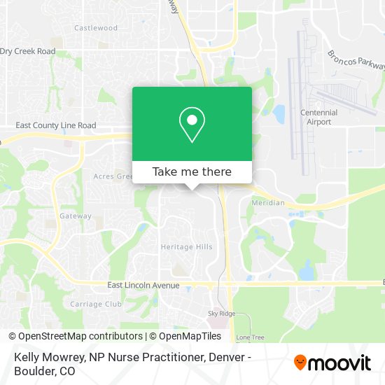 Mapa de Kelly Mowrey, NP Nurse Practitioner