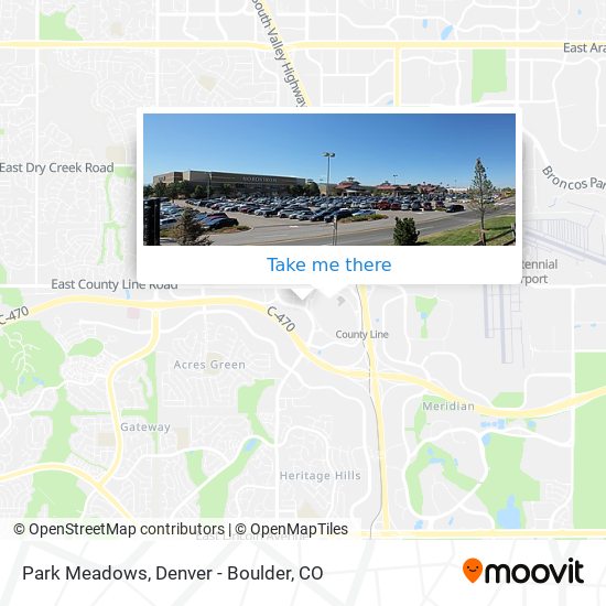 Park Meadows map