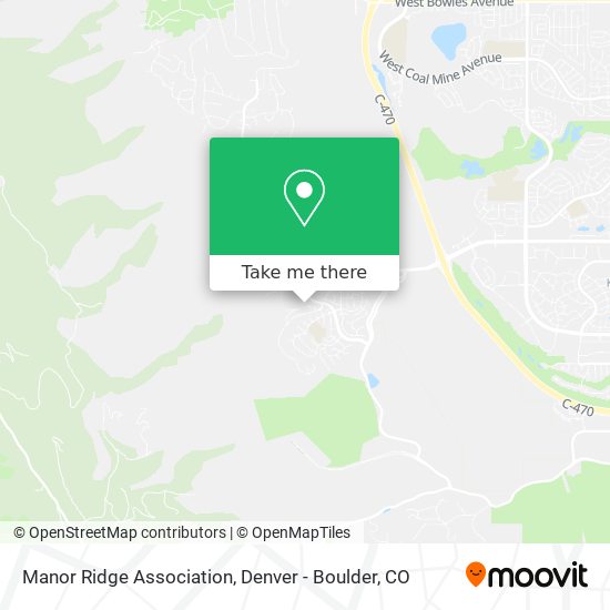 Manor Ridge Association map