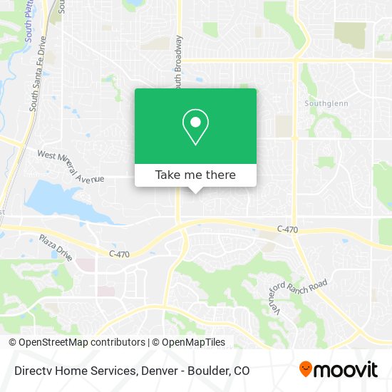 Mapa de Directv Home Services