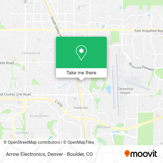 Arrow Electronics map